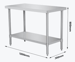 Modular System Stainless Steel Workbench - WB7-1200/A