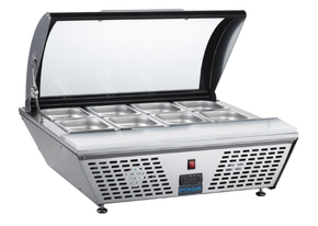 Polar GL178-A G-Series Countertop Prep Fridge 4x 1/3GN Polar GL178-A G-Series Countertop Prep Fridge 4x 1/3GN