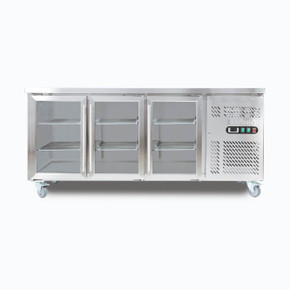 Bromic Under Bench Display Fridge - 417L - 3 Doors - Glass Bromic Under Bench Display Fridge - 417L - 3 Doors - Glass