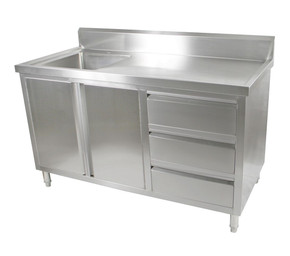 SC-6-1500L-H Cabinet with Left Sink