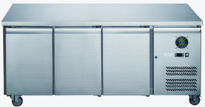 FED-X S/S Three Door Bench Fridge - XUB7C18S3V