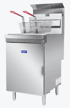 GasMax RC400TELPG Superfast LPG Commercial Twin Vat Tube Fryer (534mm Wide)
