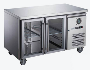 FED-X Two Glass Door Bench Fridge - XUB7C13G2V FED-X Two Glass Door Bench Fridge - XUB7C13G2V