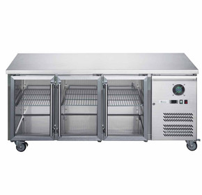 FED-X Three Glass Door Bench Fridge - XUB7C18G3V FED-X Three Glass Door Bench Fridge - XUB7C18G3V