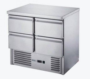 FED-X Four Drawer Compact Workbench Fridge - XGNS900-4D FED-X Four Drawer Compact Workbench Fridge - XGNS900-4D