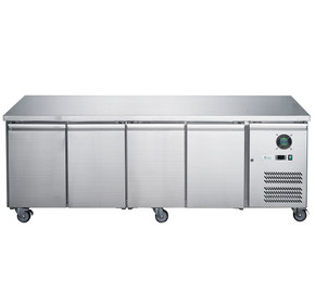 FED-X S/S Four Door Bench Fridge - XUB6C22S4V