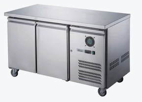 FED-X XUB6F13S2V 228L 2 Sold Door Stainless Steel Underbench Commercial Storage Freezer