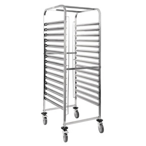 GG499 Vogue Gastronorm Racking Trolley 15 Level