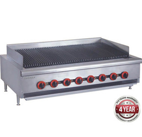 QR-48E Natural Gas 8 Burner Char Grill Top 1220mm W x 770 D x 460 H