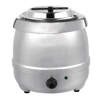 Apuro L714-A Stainless Steel Soup Kettle 10L | Commercial Wet Heat 10A