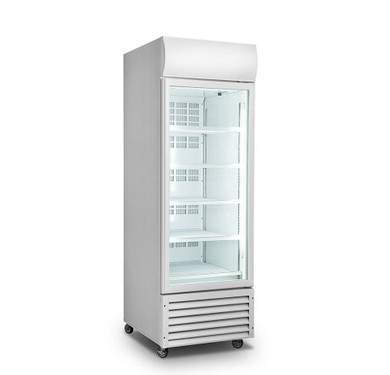 Single Glass Door Colourbond Upright Drink Fridge - LG-370GT