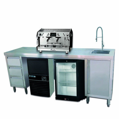 Multipurpose Utility Bench with Sink - SS6-2100R-H