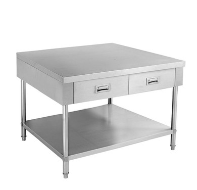 SWBD-7-0900 Work bench with 2 Drawers and Undershelf