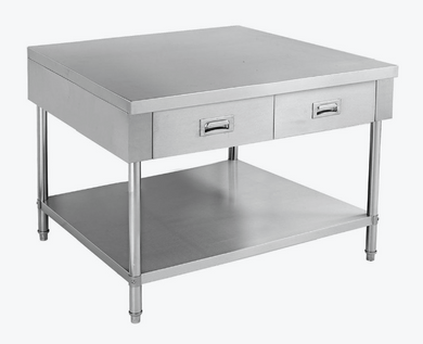 SWBD-7-1200 Work bench with 2 Drawers and Undershelf