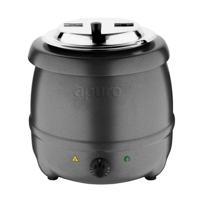 Apuro G107-A Grey Soup Kettle 10L | Commercial Wet Heat 10A Warmer