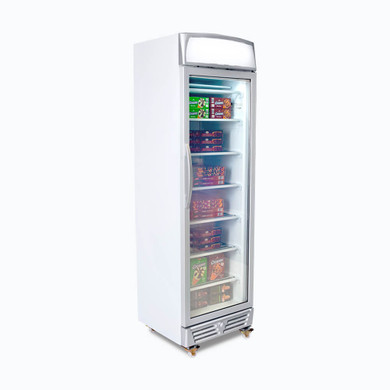 Bromic Upright Display Freezer - 300L - 1 Door - Flat Glass - Lightbox