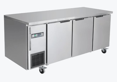 Thermaster TS1800BT-3D Stainless Steel Three Door Workbench Freezer (360L)