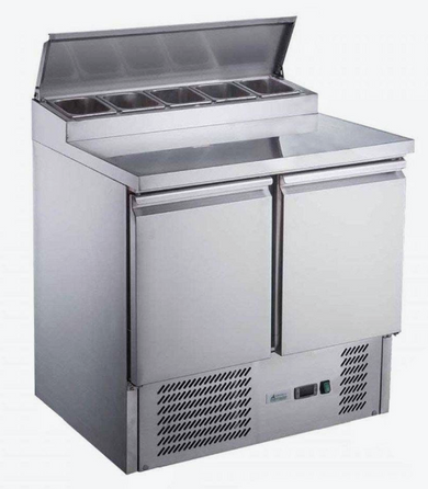 FED-X Two Door Salad Prep Fridge - XGNS900D