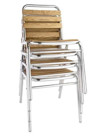 Bolero GK997 Ash Bistro Side Chair (Pack of 4)