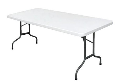 Bolero U579 Foldaway Rectangular Utility Table 6ft