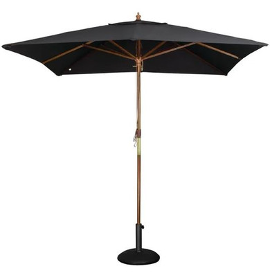 Bolero GH990 Square Outdoor Commercial Umbrella 2.5m (Black)