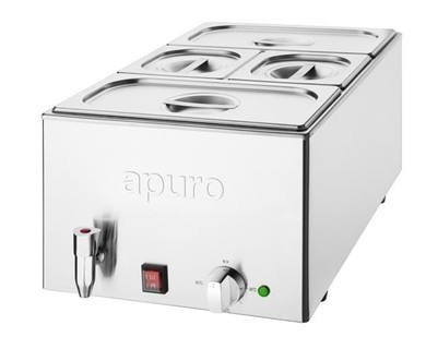 Apuro FT692-A Bain Marie with Tap & Pans