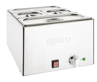 Apuro FT691-A 21L Countertop Bain Marie with Pans