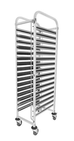 Chef Inox GN-602 Stainless Steel Gastronorm Trolley - 350x550x1735mm