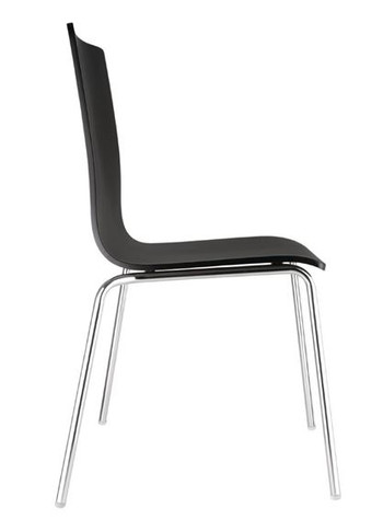 Bolero GR345 Black Square Back Side Chair (Pack of 4)