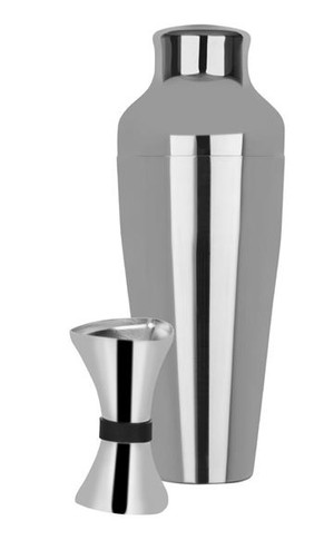 FZ736 Zanzi Cocktail Set 2pc Stainless Steel