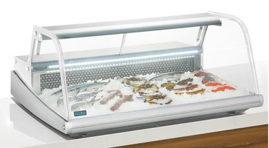  Polar G-Series GE961-A Fish Display Serve Over Counter Fridge 255Ltr