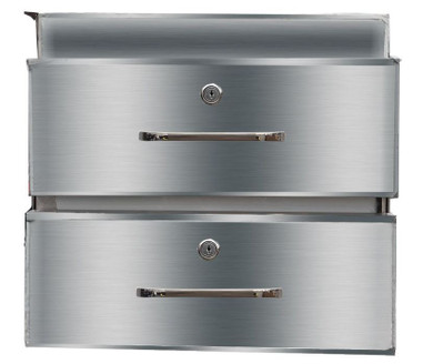 Stainless Steel Double Drawer 480x503x410 DR-02/A