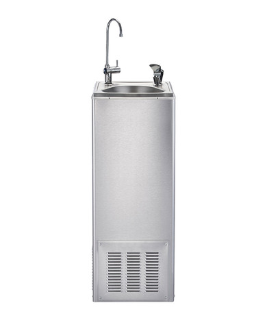 Zip Chillmaster CM1501-1 (140 BCF SS 19) Commercial Stainless Steel Filtered Chilled Water Dispenser with Bubbler & Carafe Filler (140 Glasses/Hr)