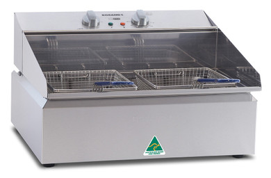 Roband Frypod FR111 11L Electric Single Pan Benchtop Fryer with Double Baskets