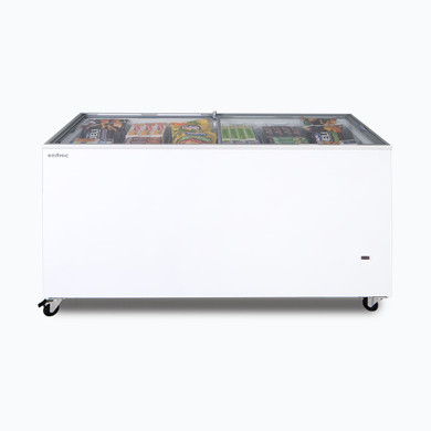 Bromic Display Chest Freezer 491L Flat Glass Top