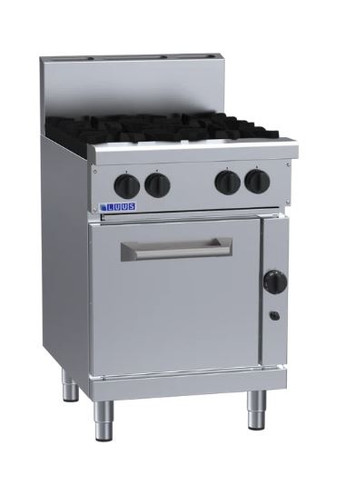 LUUS RS-4B 600mm Gas 4 Burner Range Static Oven | Redesigned 161MJ/h