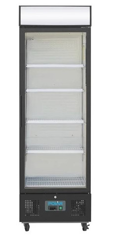 GH427-A 368 Ltr Polar G-Series Upright Display Fridge Black