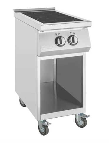 Apuro CU487-A Freestanding 2 Zone Induction Hob