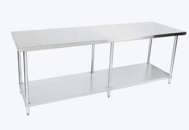 WB7-2400/A Stainless Steel Workbench