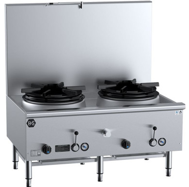 B+S Black Series UFWWSPD-2 Two Hole Deluxe Waterless Stock Pot