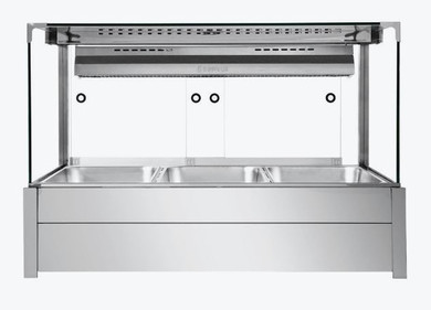 Bonvue BM11SC Square Countertop Wet and Dry Bain Marie (3 x GN 1/1)