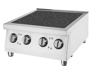 Apuro CU558-A 4 Zone Induction Hob 2 x 3kW