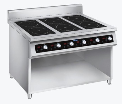 Electmax 700 Series Induction 6-Burner Cooker with Splashback EIC7-1200P