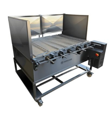 Ozsarac & Sons HO4X6 Large Commercial Charcoal Rotisserie