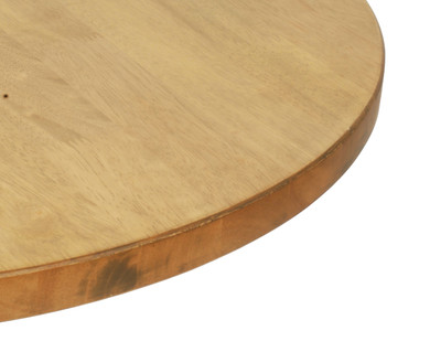 EzFurn TOTIRD70LO Top Table Timber Round 700mm Light Oak