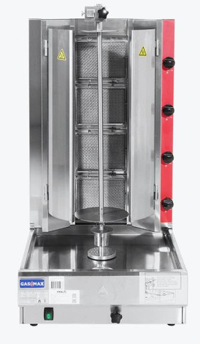 GasMax Semi-automatic 4 Burner NG Kebab Machine KB-4