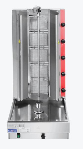 GasMax Semi-automatic 5 Burner LPG Kebab Machine KB-5LPG