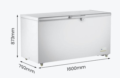 Thermaster 520L Chest Freezer with Stainless Steel Lid - BD520F