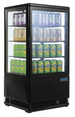 Polar  C-Series Energy Efficient Display Fridge 68Ltr Black