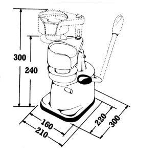 Brice BT130 Commercial Manual Hamburger Press & Patty Maker – 130mm Diameter